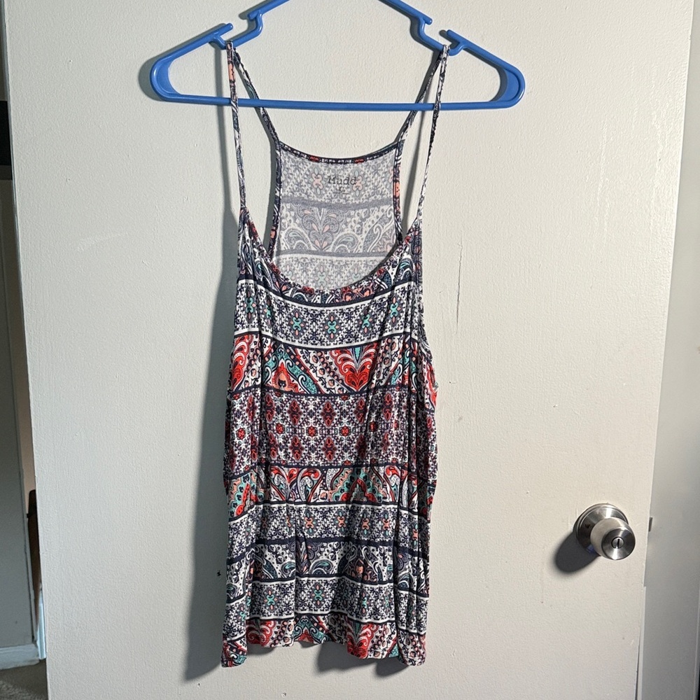 Mudd Multicolor Patterned Camisole Top - image 1